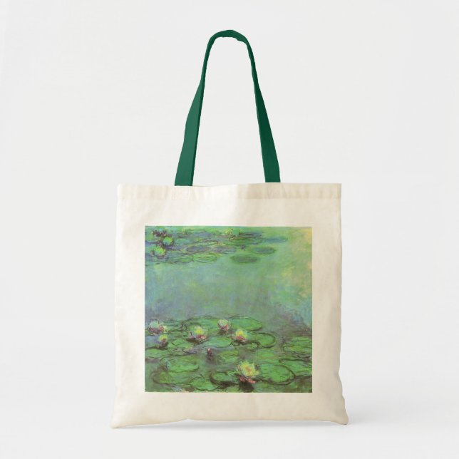 Tote Bag Nénuphars de Claude Monet, Impressionnisme Vintage (Devant)
