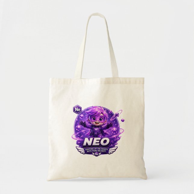 Tote Bag Néon ATOMIVRA (Devant)