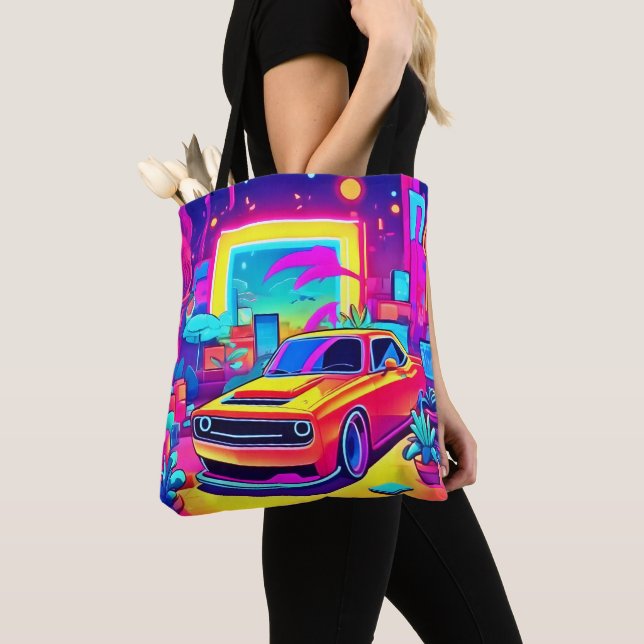 Tote Bag Neon Dream (De près)