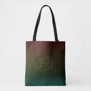 Tote Bag neon gardient os pinceaux nucléaires brillants art