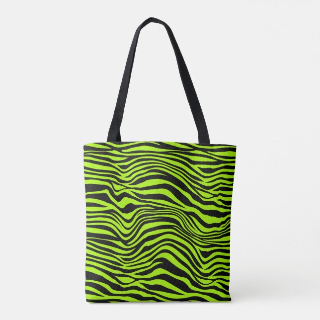 Tote Bag Neon Green Safari Fourre-tout (Dos)