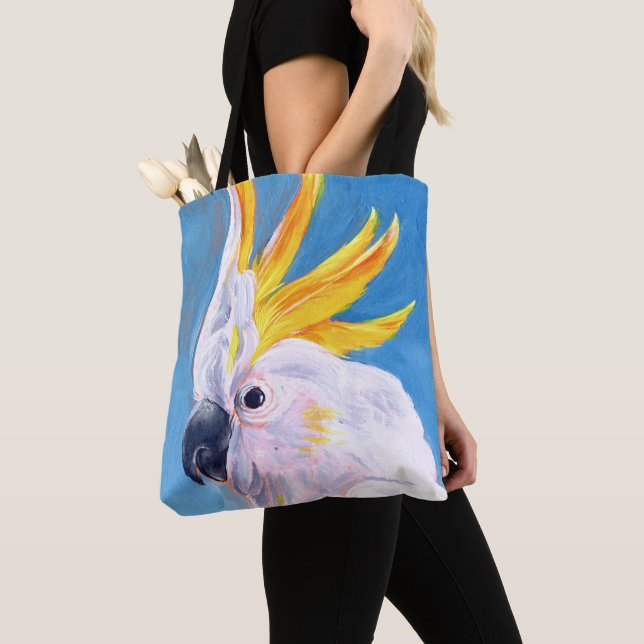 Tote Bag Neon Mohawk - Cockatoo (De près)