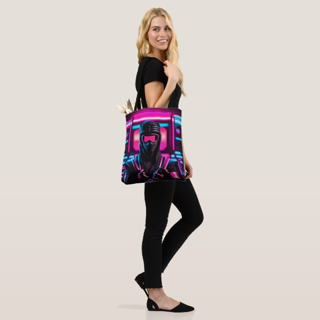 Tote Bag néon ninja (Sur le modèle)