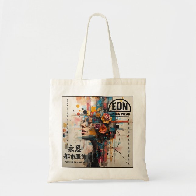 TOTE BAG NEON ROSE (Devant)