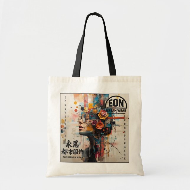 TOTE BAG NEON ROSE (Devant)