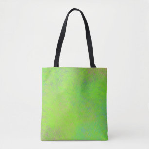 Tote Bag Neon Vert clair Art Moderne Marbré
