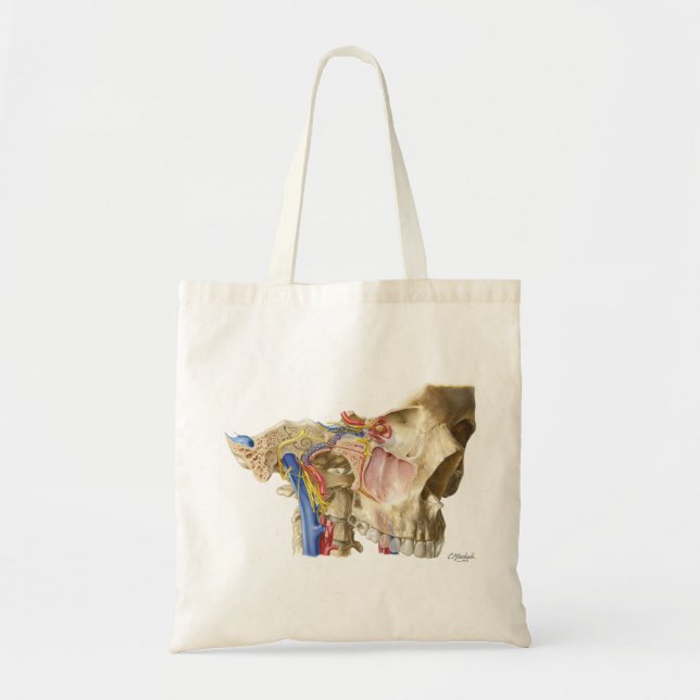 Tote Bag Nerfs de Carlos Machado et navires de base (Devant)