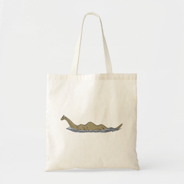 Tote Bag Nessie le monstre Loch Ness (Devant)