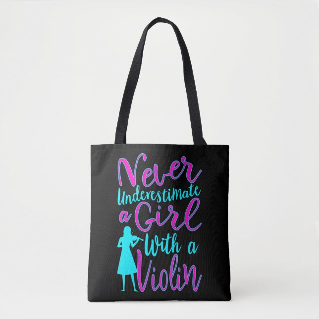 Tote Bag Never Underestimate (Devant)