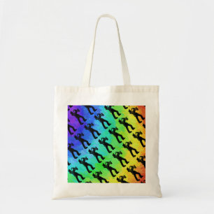 Tote Bag New York Boogie Nuits Saxophone Rainbow