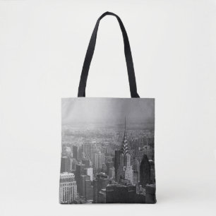 Tote Bag New York City, Manhattan Skyline avec coeur, Cool