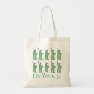 Tote Bag New York City New YC Lady Statue de la Liberté Fou