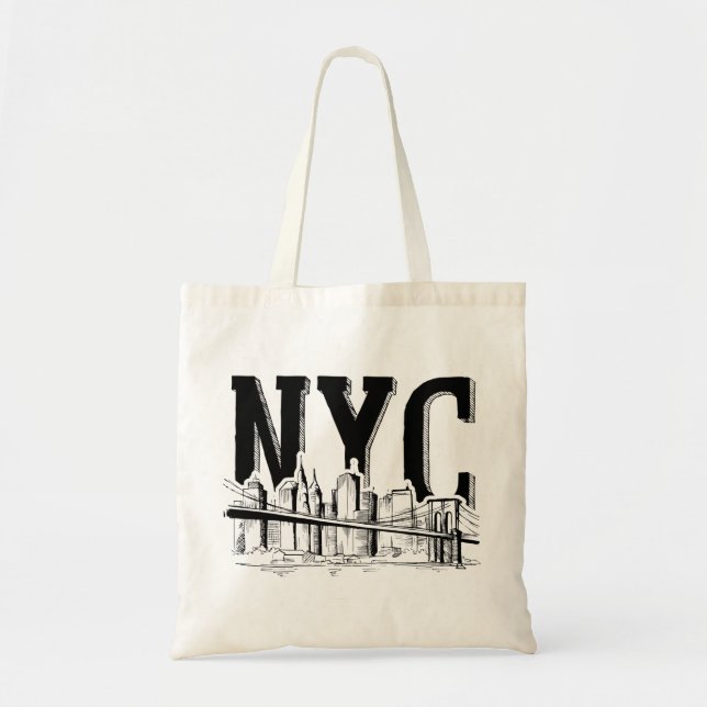 Tote Bag New York city nyc (Devant)