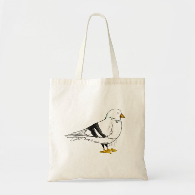 Tote Bag New York City NYC Pigeon Beach Seagull Gull Bird (Devant)