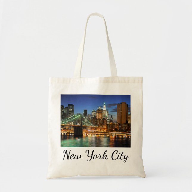 Tote Bag New York City Skyline, New York, États-Unis (Devant)