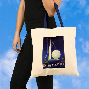 Tote Bag New York City World's Fair en 1939, Vintage voyage
