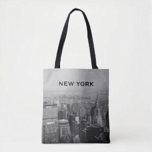 Tote Bag New York Manhattan Skyline Unisex Cool