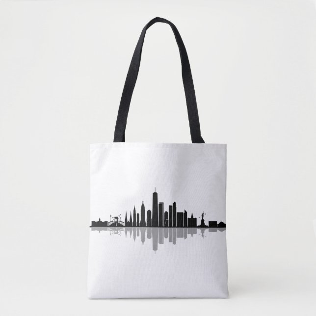 Tote Bag NEW YORK Manhattan USA City Skyline (Devant)