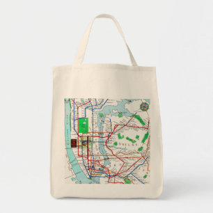 Tote Bag New York : Souterrain Map, 1940