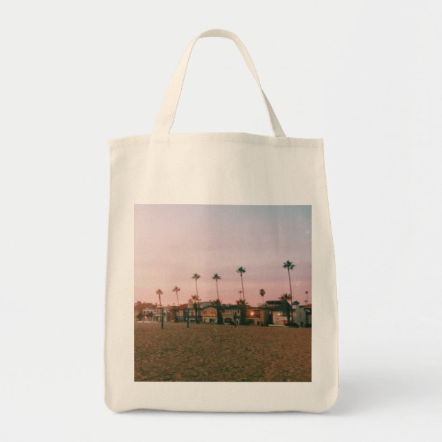 Tote Bag Newport Beach Pastel Sunset (Devant)