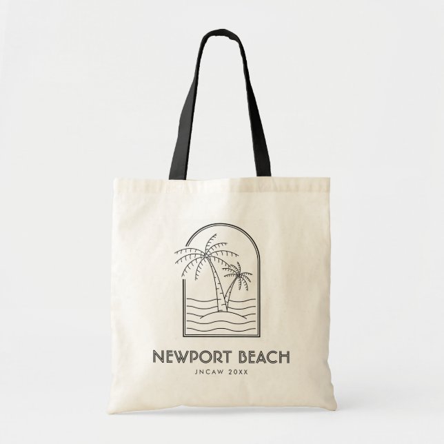 Tote Bag Newport Beach Trade Show Bag Conference Fourre-tou (Devant)