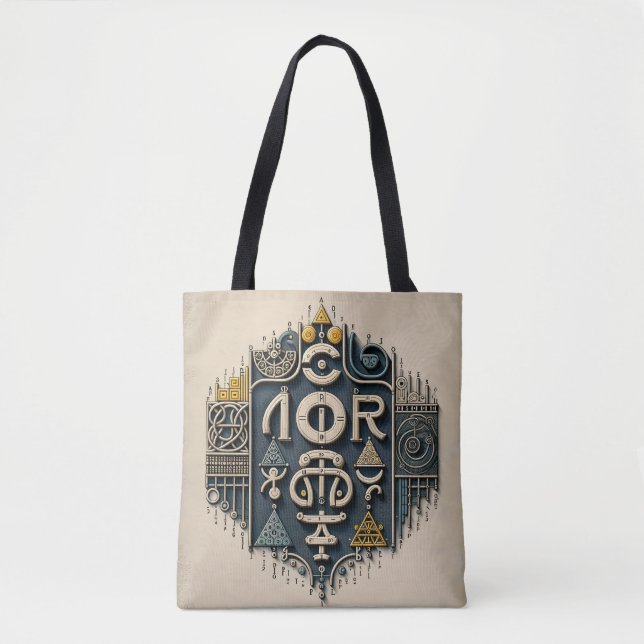 Tote Bag Nexus Glyphe (Devant)