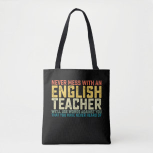 Tote Bag N'hésitez pas avec un professeur d'anglais Nous ut