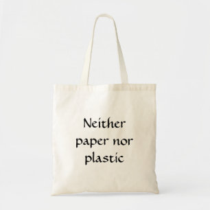 Tote Bag Ni papier ni plastique