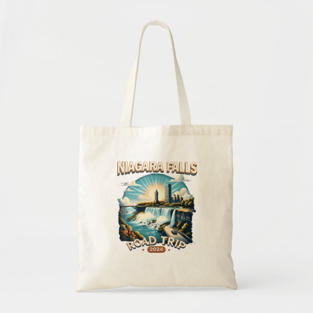 Tote Bag Niagara Falls Road Trip 2024 Family (Devant)