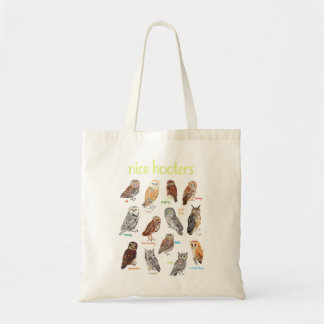 Tote Bag Nice Hooters Owl Bird Pun drôle Adulte Plaisanteri