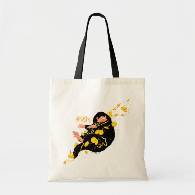 Tote Bag Niffler Flottant Avec Or (Devant)