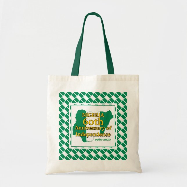Tote Bag NIGERIA 60e anniversaire de l'indépendance | Nigér (Devant)