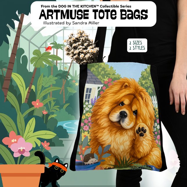 Tote Bag NIKO le Chow (Créateur téléchargé)