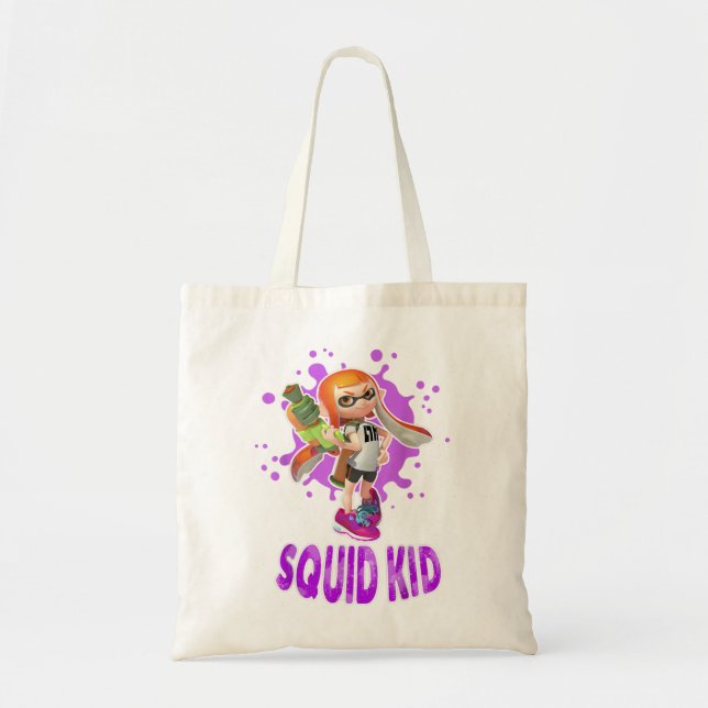 Tote Bag Nintendo Splatoon calmar Kid Pink Splat Graphique  (Devant)