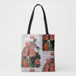 Tote Bag N'Interrompez Pas L'Argent Matin Café Thé Heure