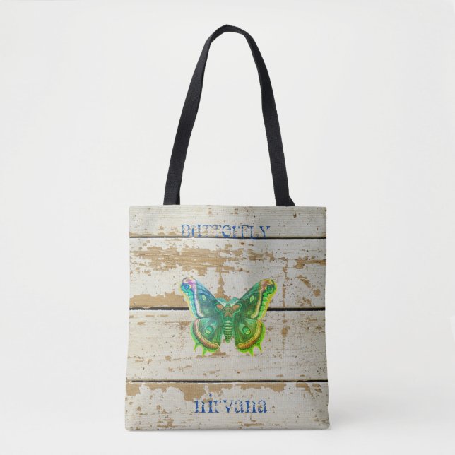 Tote Bag Nirvana de papillon en détresse (Devant)