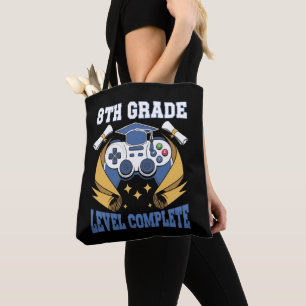 Tote Bag Niveau 8e année Diplômé de jeu de jeu complet