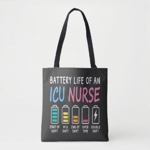 Tote Bag Niveau de batterie d'un graphique d'humour d'infir