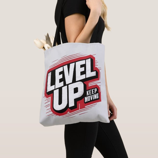 Tote Bag Niveau supérieur Continuer à avancer (De près)
