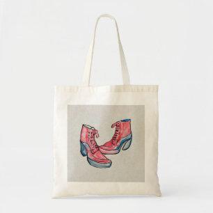 Tote Bag No 01, Dessin À La Main De Chaussures Drôle Collec