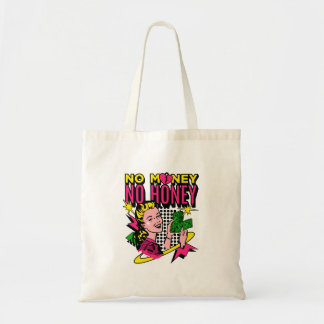 Tote Bag no_argent_no_honey_colorful_retro