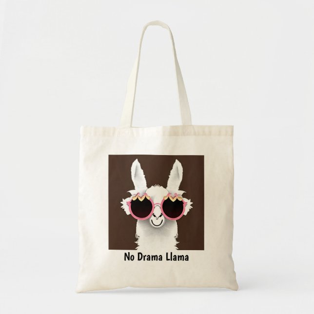 Tote Bag No Drama Llama (Devant)