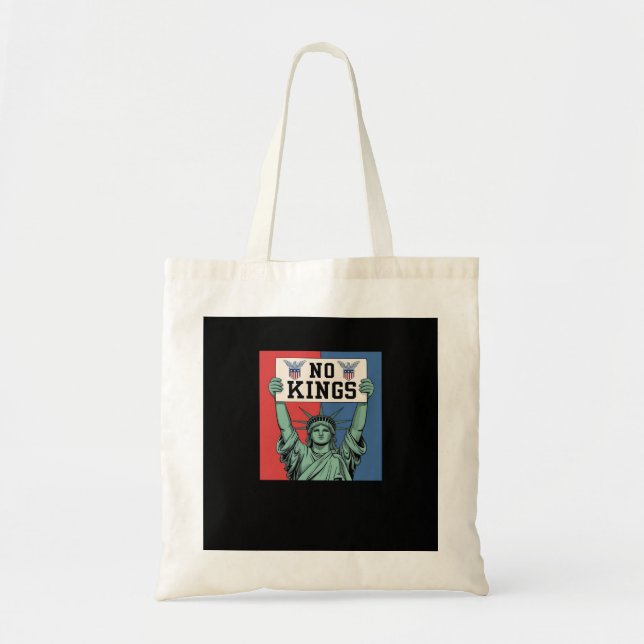 Tote Bag No Kings Classic Patriotic Style (Devant)