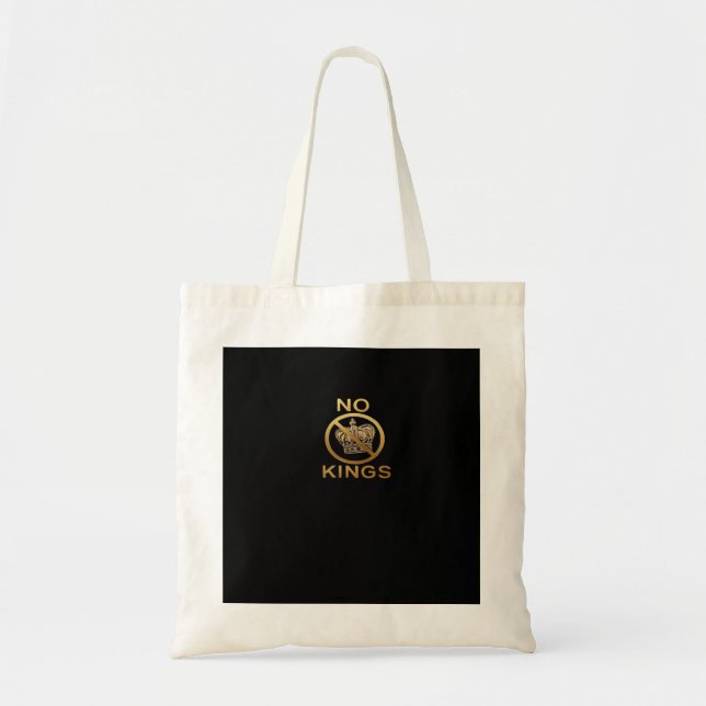 Tote Bag No Kings Creative Style (Devant)