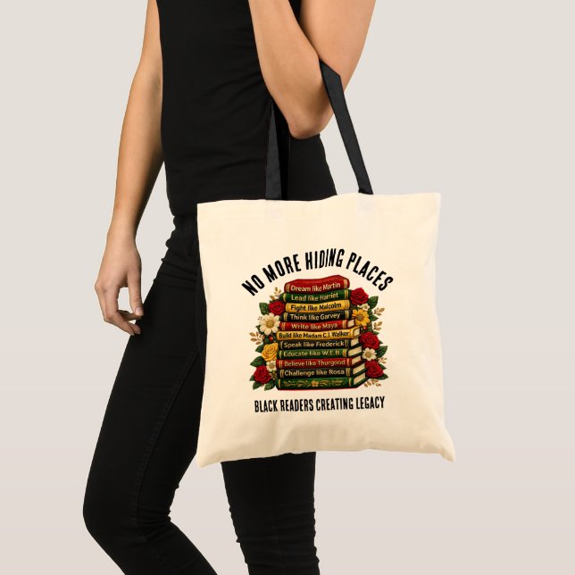 Tote Bag NO MORE HIDING PLACES Black History Heroes (Devant (produit))