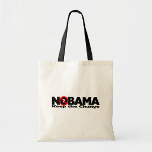 Tote Bag NoBama : Gardez le changement