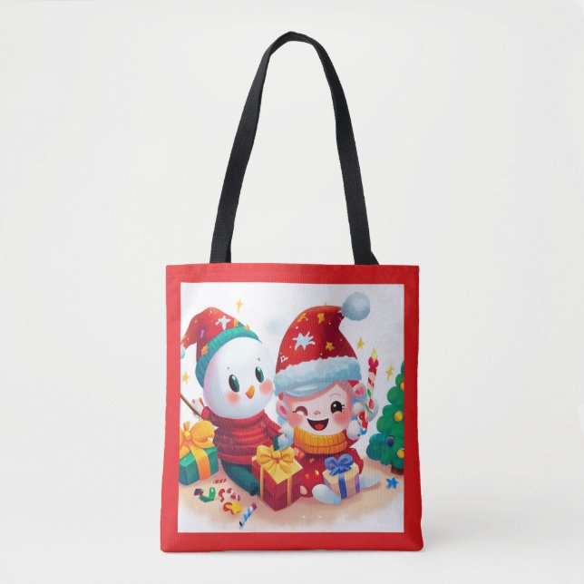 Tote Bag Noël Anniversaire 5 (Devant)