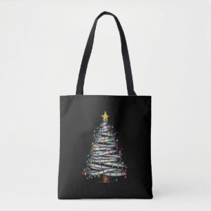 Tote Bag Noël Arbre clair