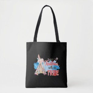 Tote Bag Noël avec ma tribu