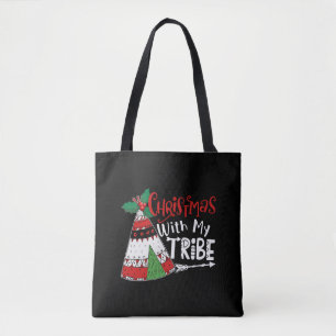 Tote Bag Noël avec ma tribu